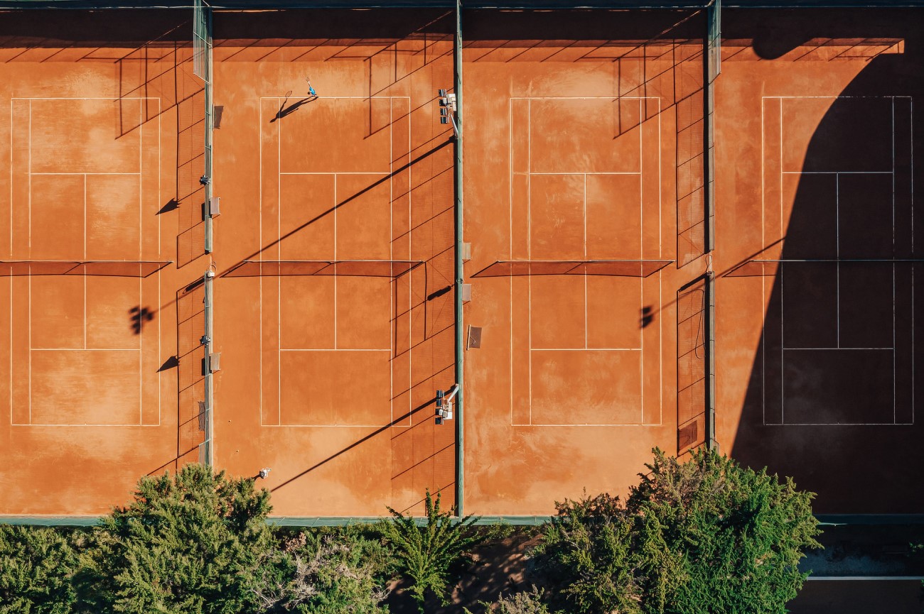 Clay courts at Quinta da Marinha